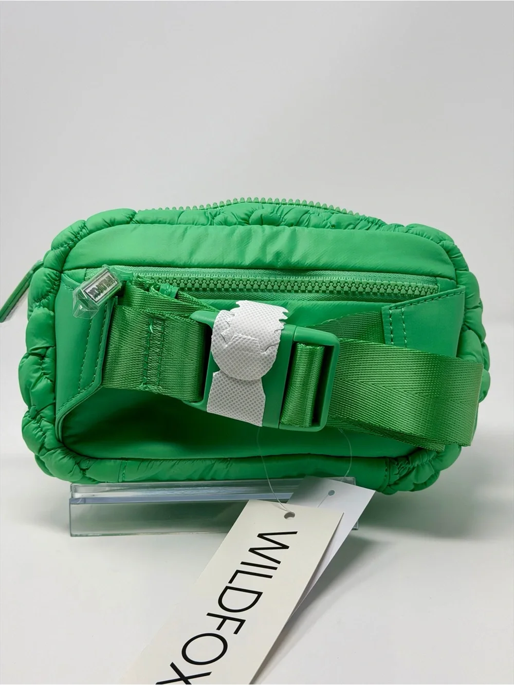 Wildfox Vibrant Green Quilted Bum Bag/Crossbody